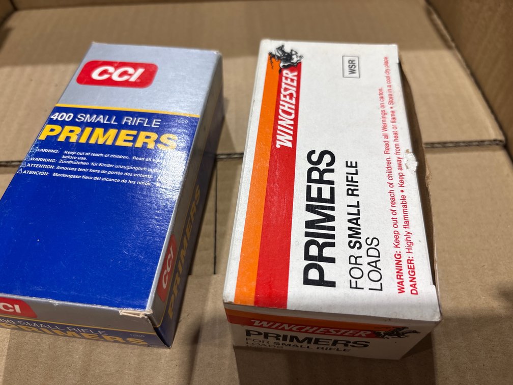 2-Boxes Small Rifle Primers