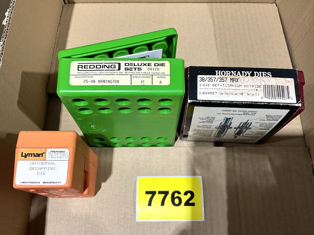 38/357, 25-06, Re-Loading Dies, Universal De-Capping Die