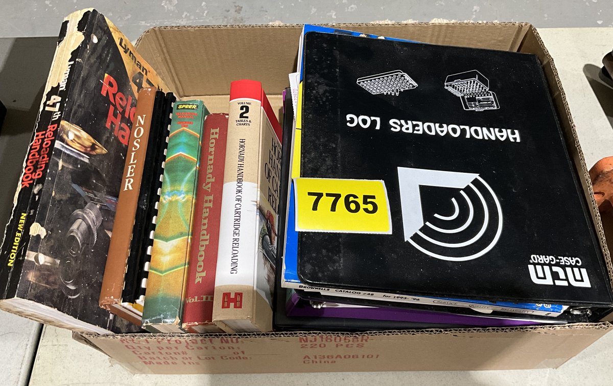 Assorted Reloading Manuals