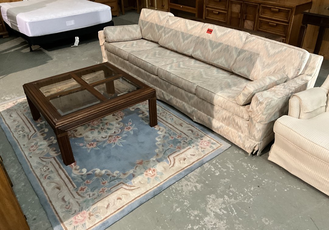 Couch, Coffee Table, & Rug 