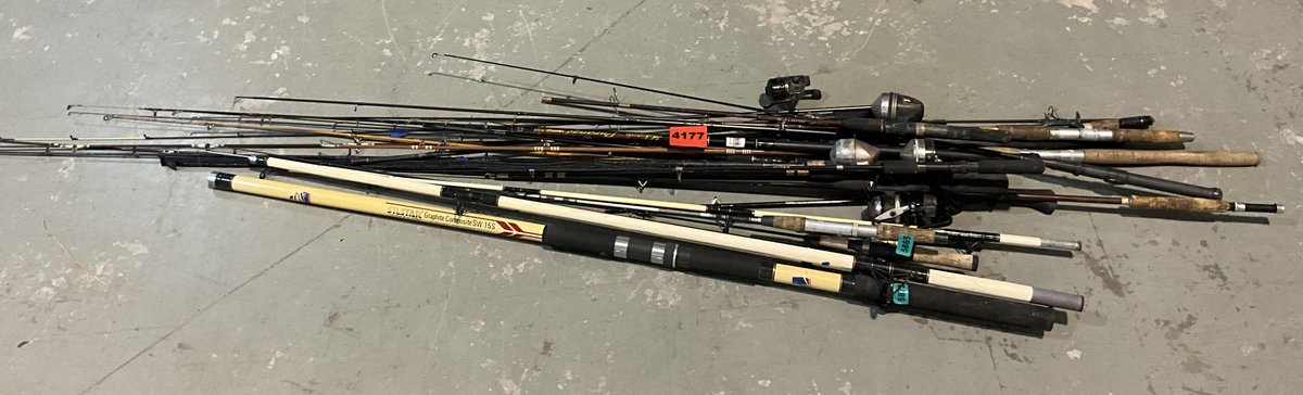 Lot Of Fishing Poles 