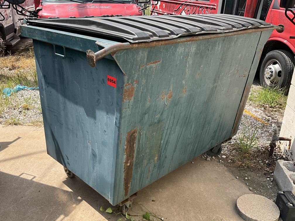RobMar Dumpster Front Load W/ Lids & Wheels 