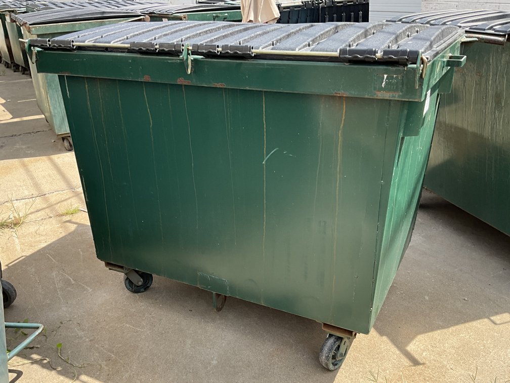 NEO Fabrication Dumpster Front Load W/ Lids & Wheels 