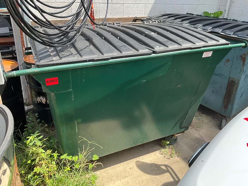 NEO Fabrication Dumpster Front Load W/ Lids & Wheels 