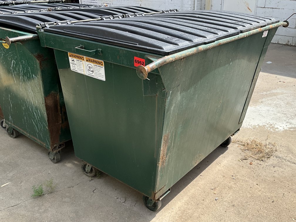 NEO Fabrication Dumpster Front Load W/ Lids & Wheels 