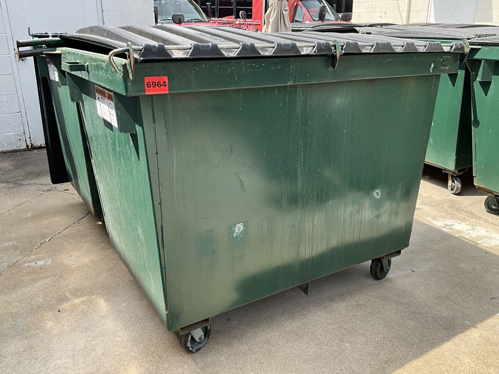 NEO Fabrication Dumpster Front Load W/ Lids & Wheels 