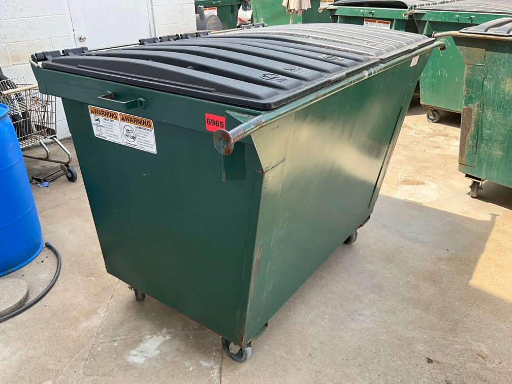NEO Fabrication Dumpster Front Load W/ Lids & Wheels 