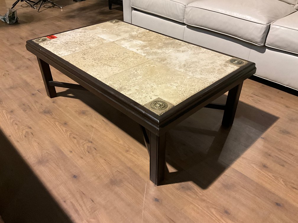 Stone Top Coffee Table 