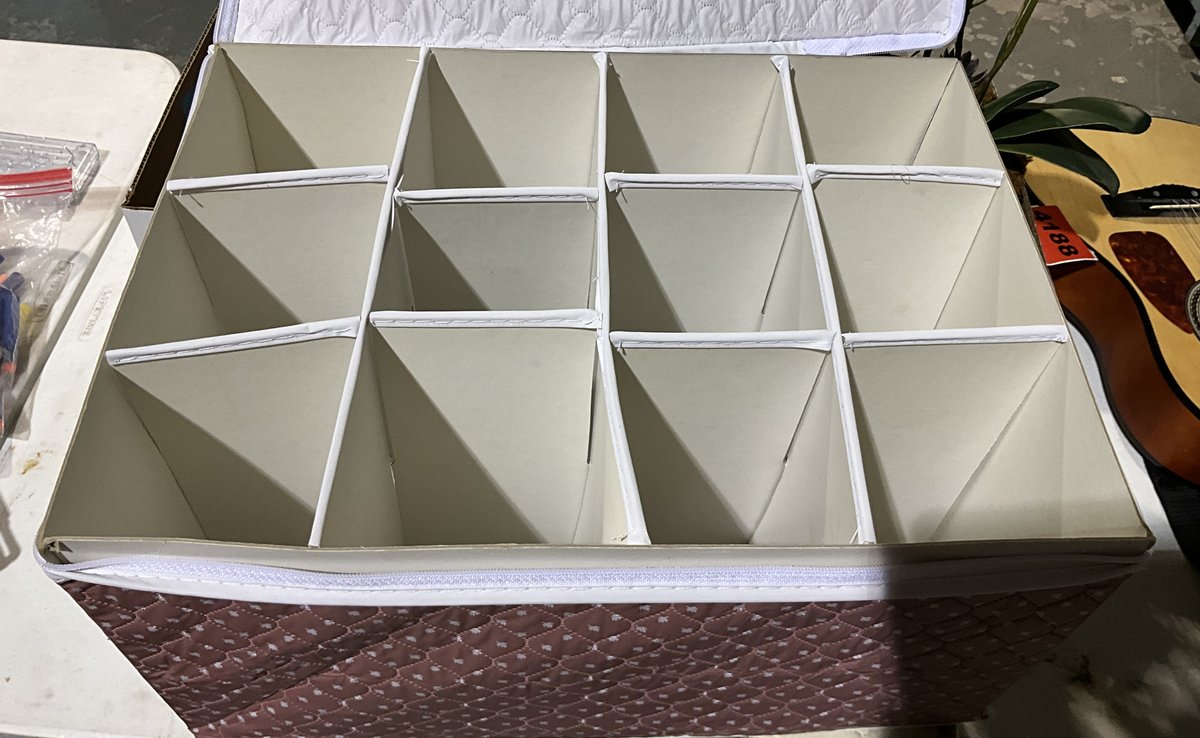 Stem Glassware Divided Storage Boxes