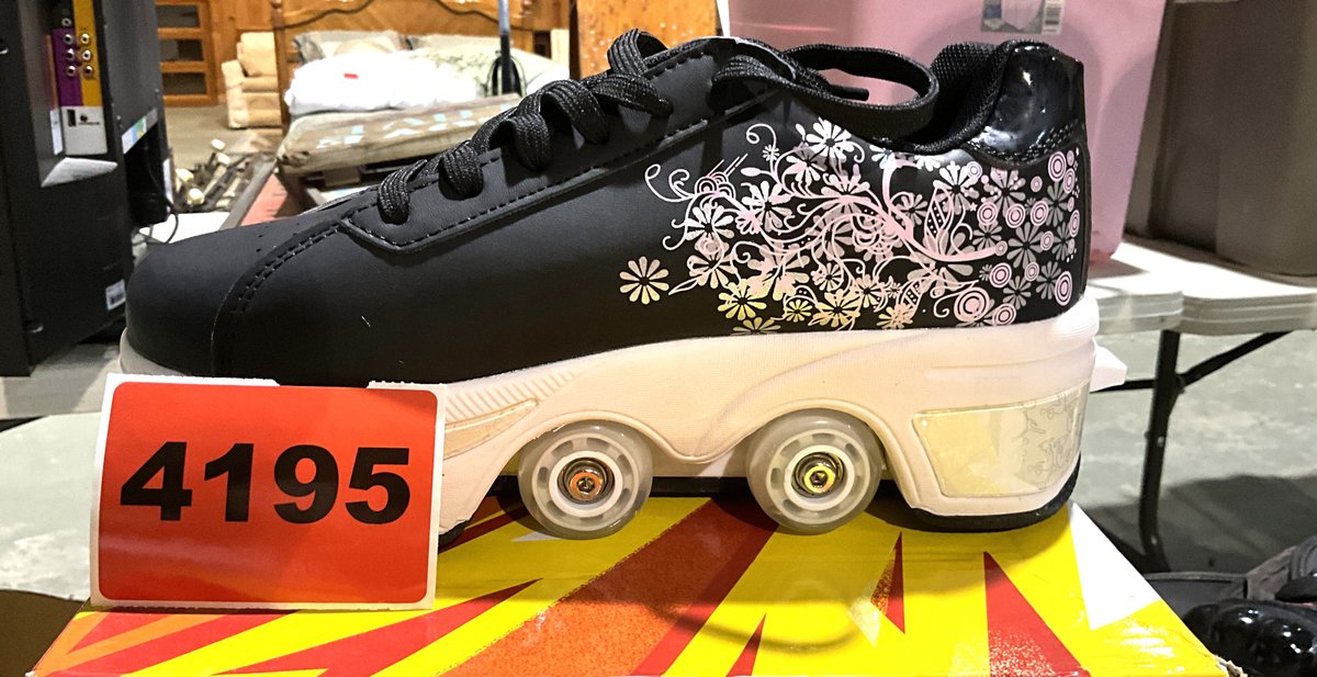 2 Pairs of Roller Skate Tennis Shoes-Size 8