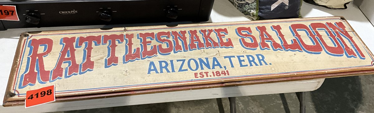 Rattlesnake Saloon Sign 