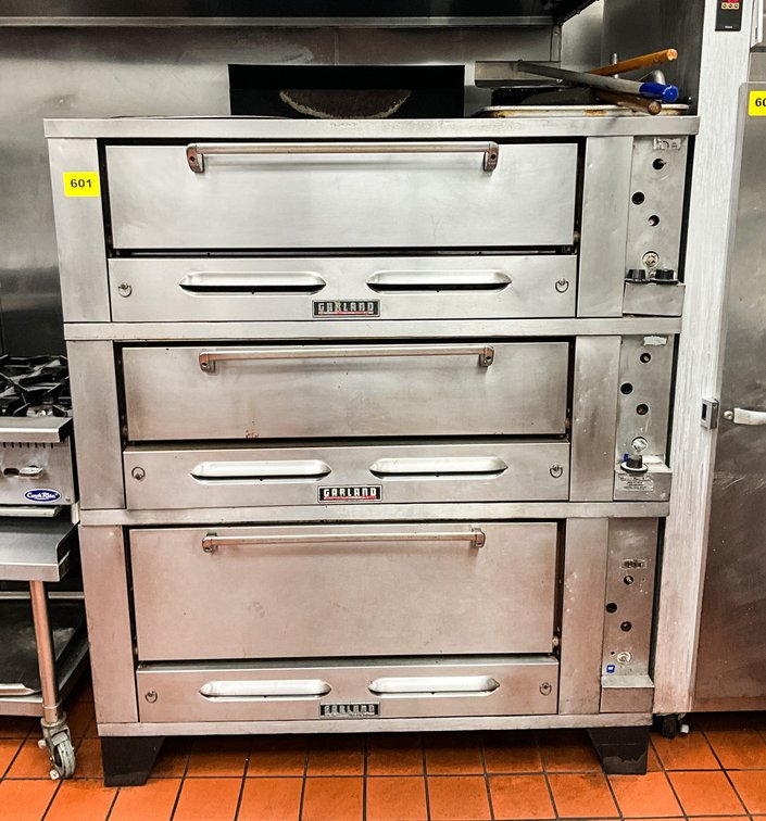 Garland 3 Door Pizza Oven Gas 