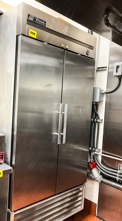 True Stainless Double Door Refrigerated Box 