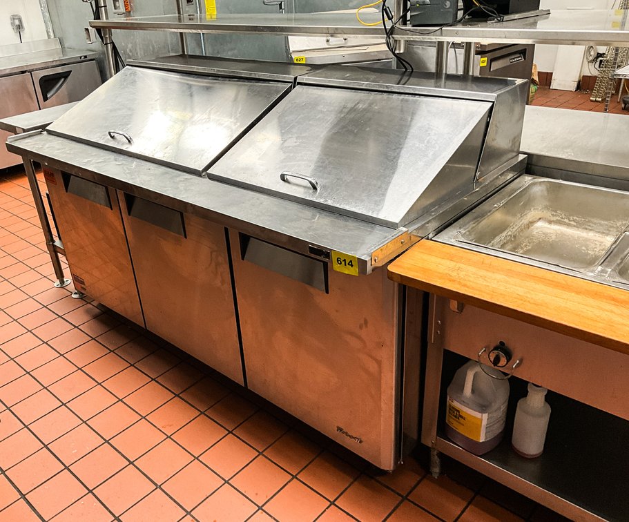 Turbo Air Stainless Refridgerated Prep & Storage Box 