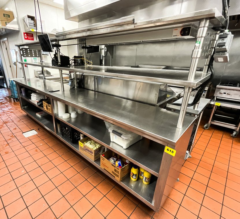 Stainless Work & Storage Station Upper & Lower