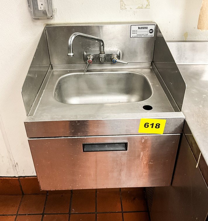 Krowne Stainless Small Wall Sink 