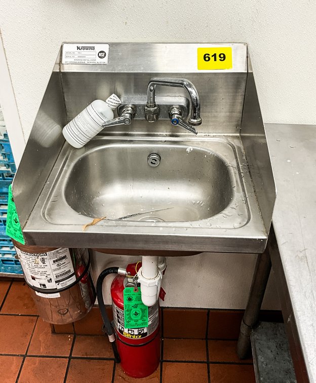 Krowne Stainless Small Wall Sink 