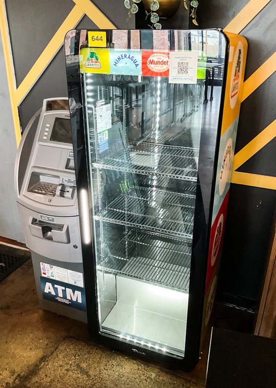 True Refridgerated Reach In Box Glass Door 