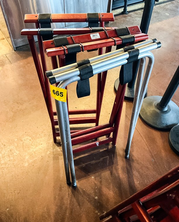 3 Serving Tray Stands 