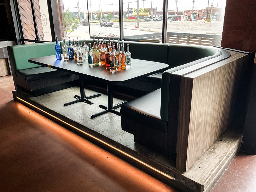Table & Booth Table 83.5"X46.5"X29.5"