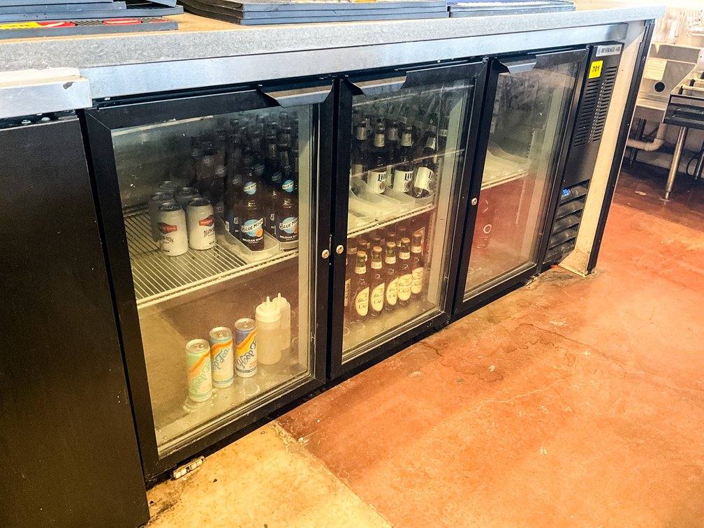 Beverage Air 3 Door Reach In Refridgerated Box 