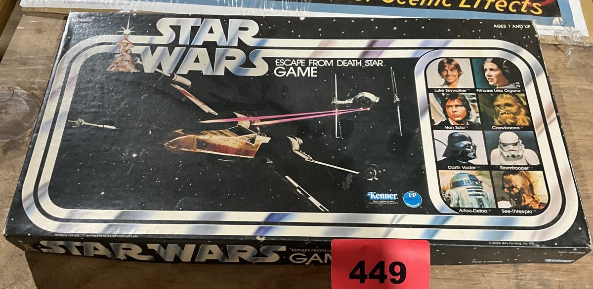 1977 Star Wards Board Game By Kenner 
