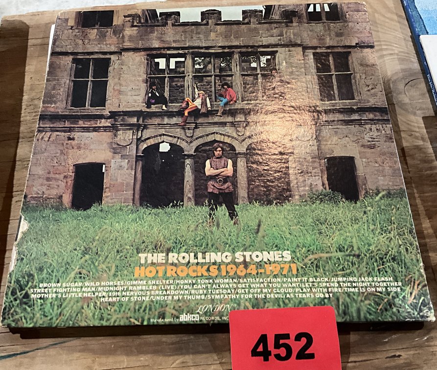 Hot Rock Rolling Stones Album 1967-1971 Jacket 
