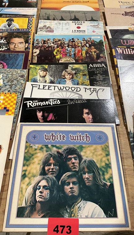 8 Asst. Albums White Witch, Shaved Fish,..