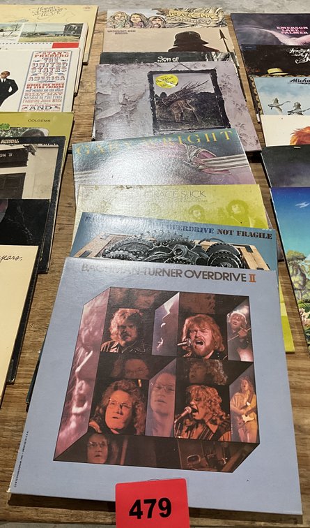 8 Asst. Albums Grace Slick, Gary Wright,..