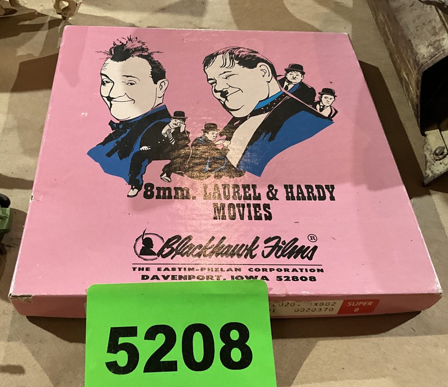 8 MM Laurel & Hardy Movie Black Hawk Films 
