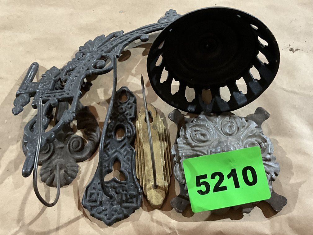 Asst. Cast. Iron Sconse & Ticket Holders