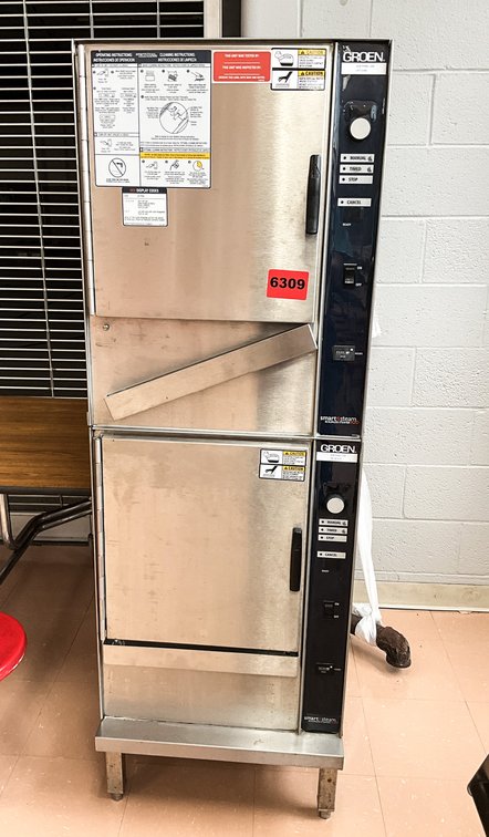 Groen Natural Gas Steamer - Double Stack