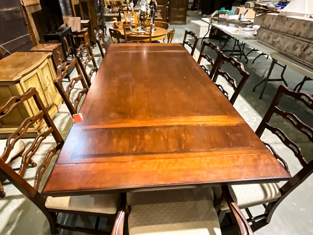 Dining Table & 10 Chairs