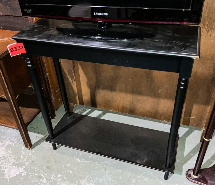 Black Wooden Sofa or TV Table