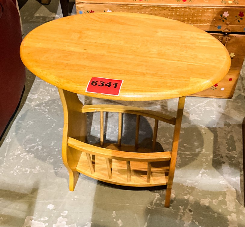 Magazine Rack Table