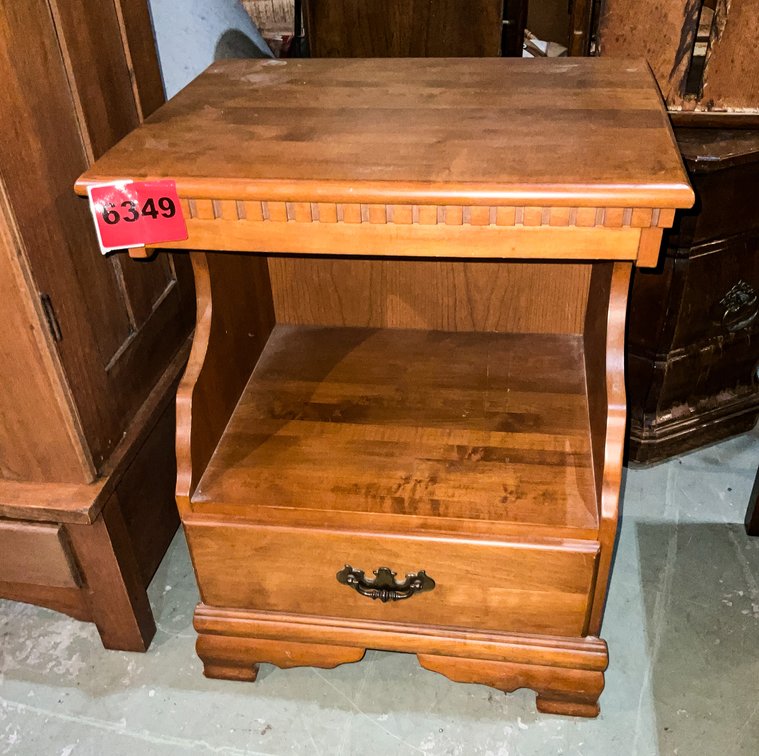 Wooden End Table