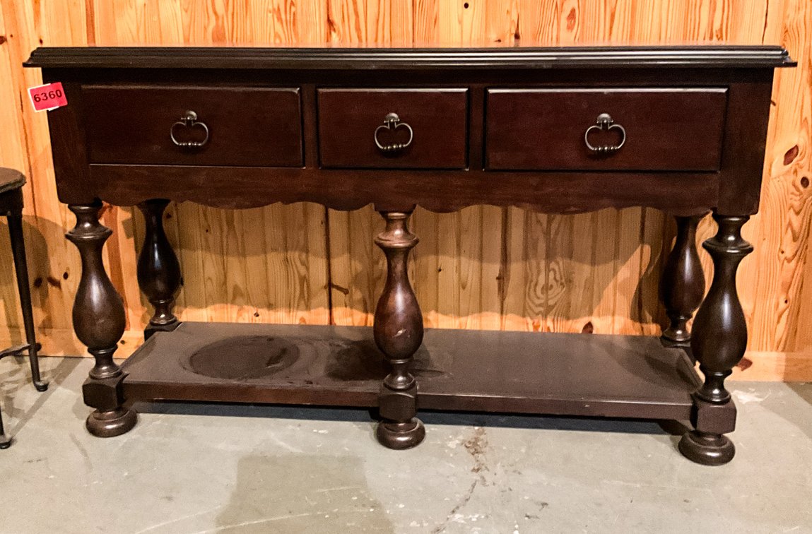 Bernhardt Wood Console Table