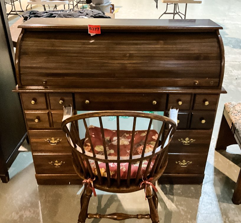 Rolltop Desk & Chair