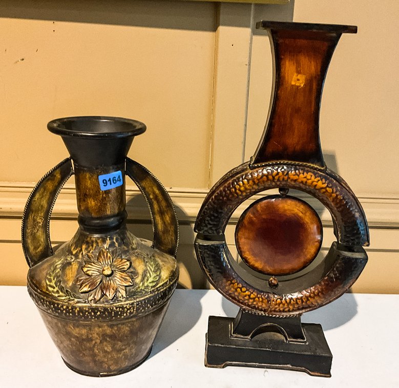 Metal Vase Decor
