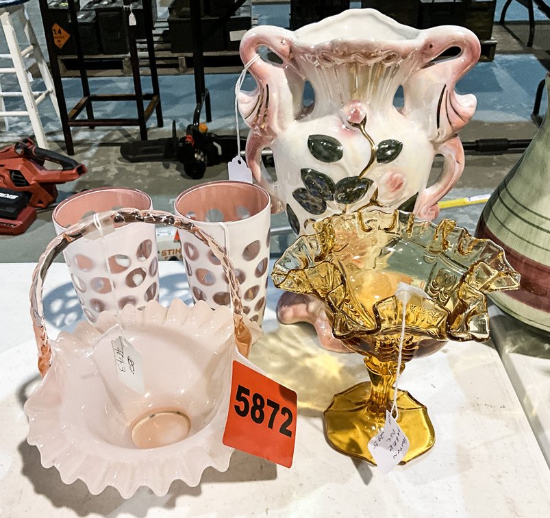 2 Pcs Fenton & 3 Other 