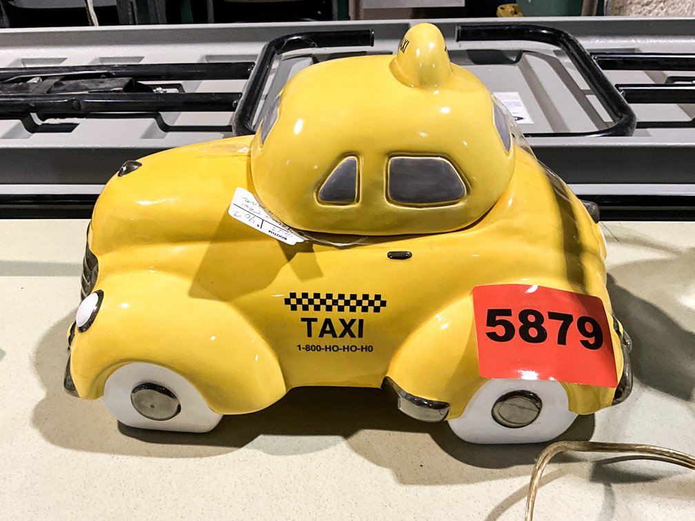 Taxi Cookie Jar 