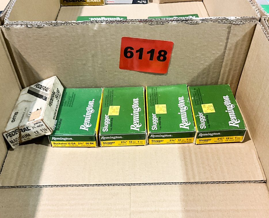 5 - Boxes 12 GA Slugs 