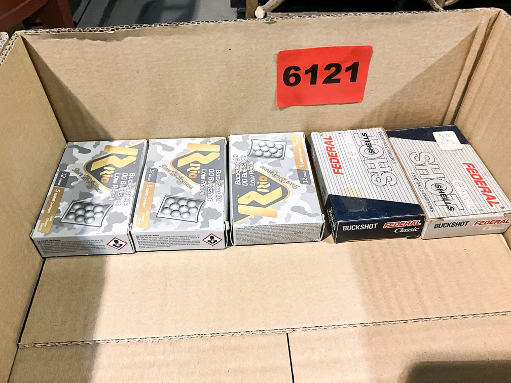 6 - Boxes 12 GA Buckshot 