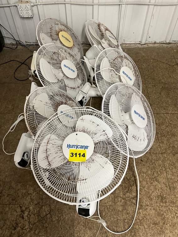 7 18" Hurricane Wall Mount Fans 