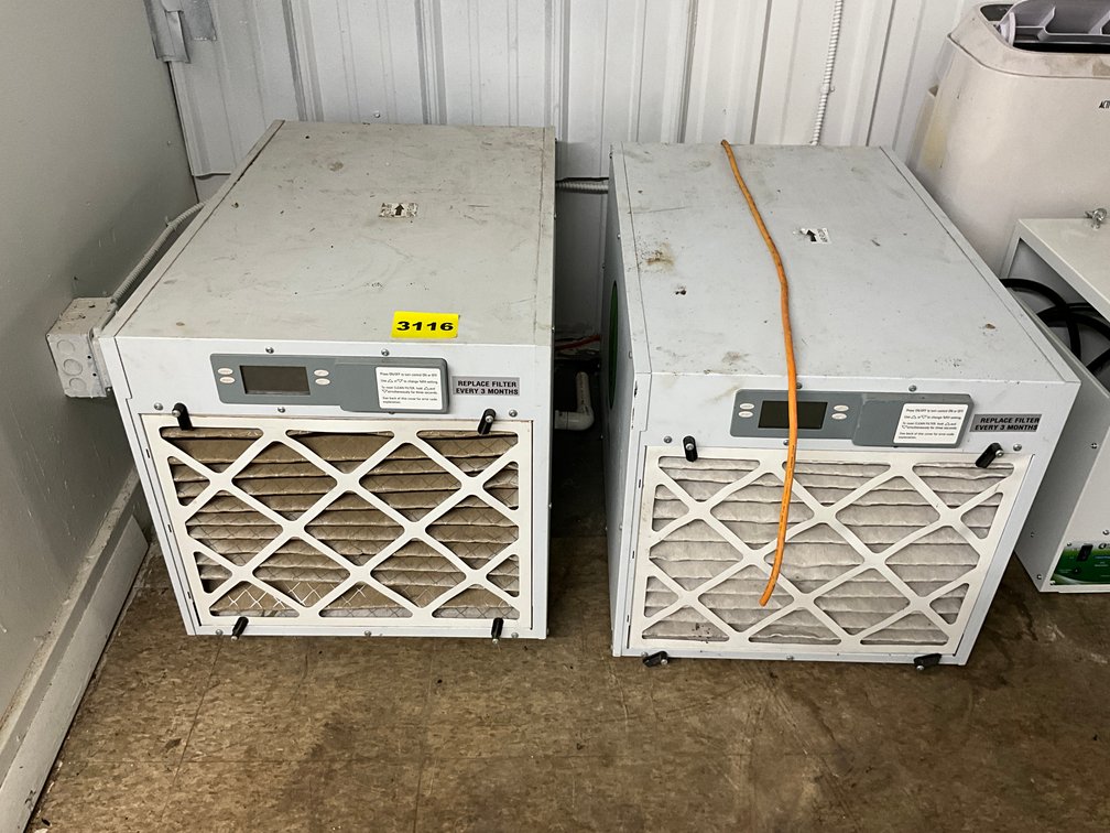 Two Anden M/N A210U1 Dehumidfiers 