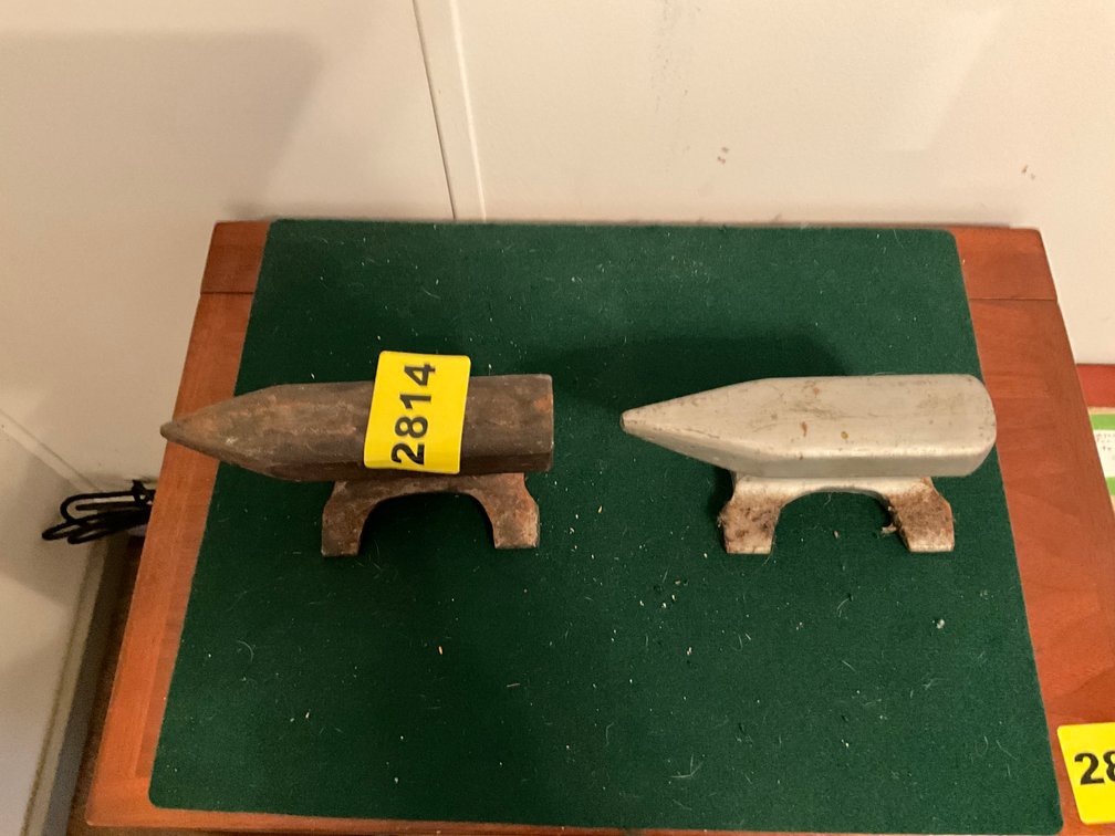2 Small Anvils 