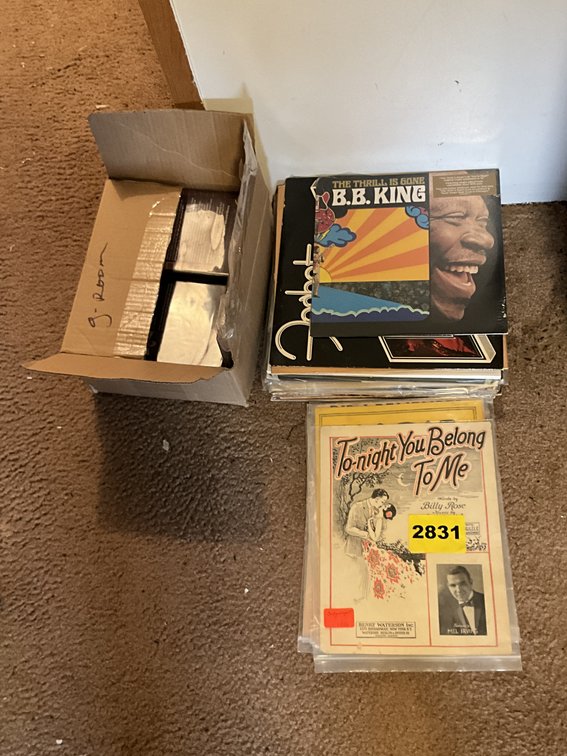 Job Lot Duds, Sheet Music, & Albums 