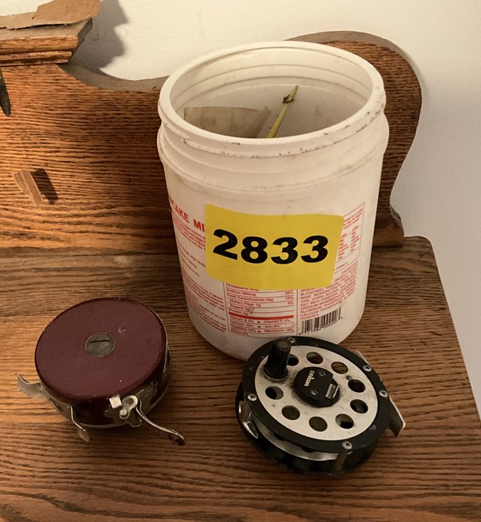 2 Fly Reels & Asst. Fishing Lures 