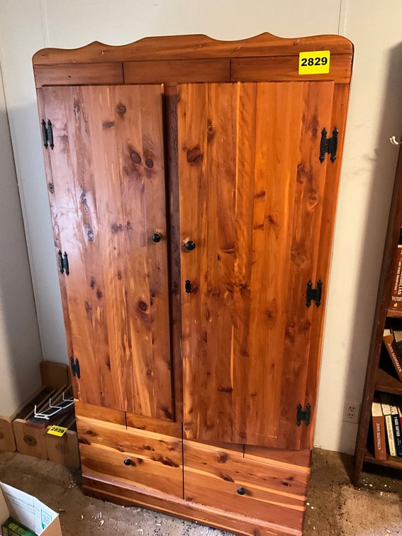 Vintage Cedar Wardrobe 