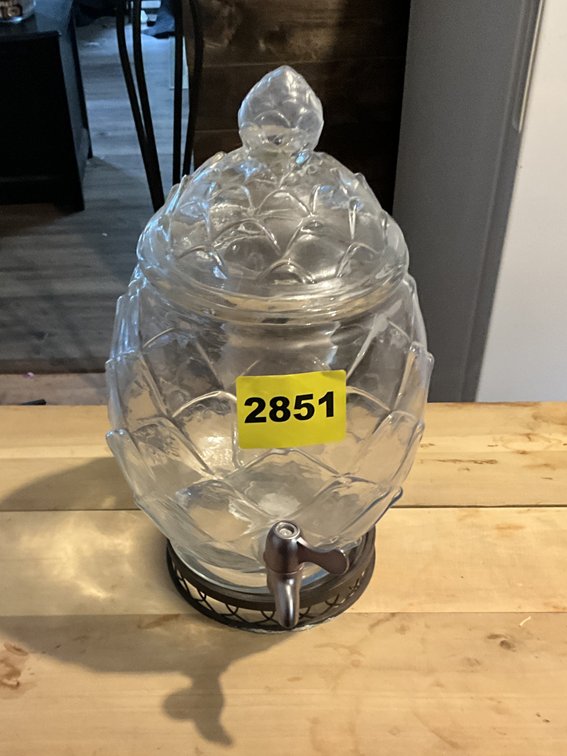 Glass Beverage Pitcher 